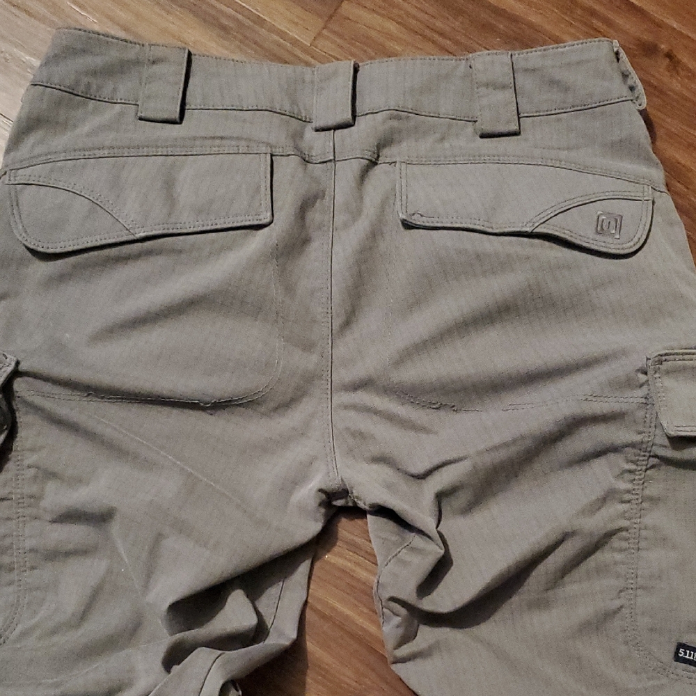 Womens 5.11 Gray Cargo Pants with Multiple Utility Pockets - Picture 8 of 13